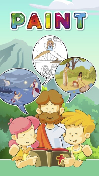 Emulate iPhone app Bible coloring book game using MyAndroid Emulate iPhone app Bible coloring book game using MyAndroid