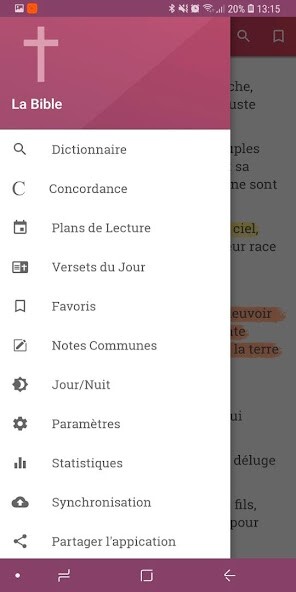 Run android online APK Bible Louis Segond Concordance from MyAndroid or emulate Bible Louis Segond Concordance using MyAndroid