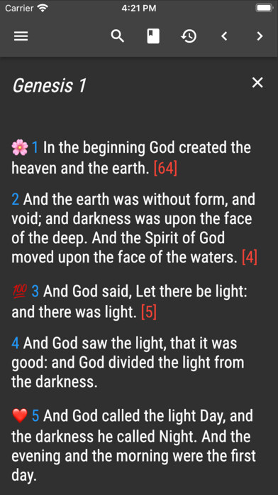 Emulate iPhone app Bible Multi 