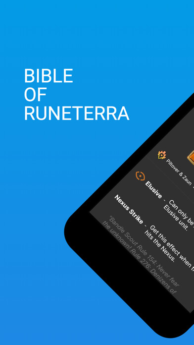 Emulate iPhone app Bible of Runeterra - LoR Tool using MyAndroid