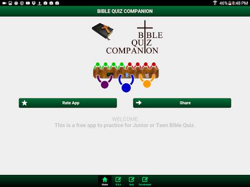 Run android online APK Bible Quiz Companion from MyAndroid or emulate Bible Quiz Companion using MyAndroid