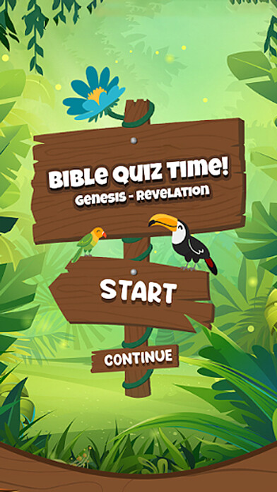 Emulate iPhone app Bible Quiz Time! (Gen - Rev) using MyAndroid