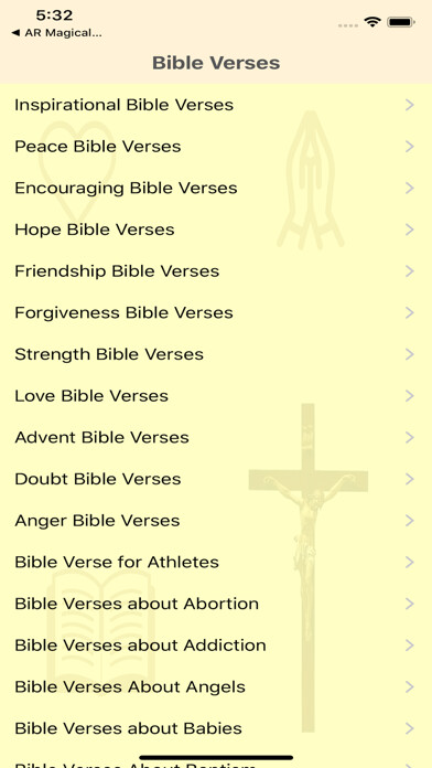 Emulate iPhone app Bible Quotes and Verses + using MyAndroid