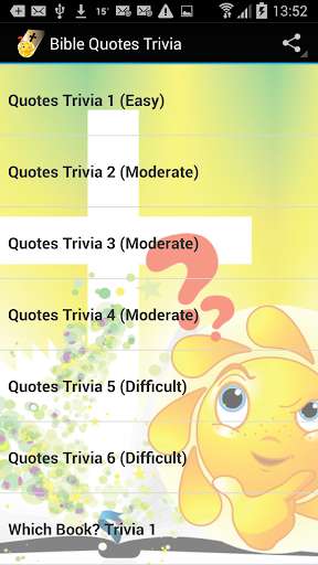 Run android online APK Bible Quotes Trivia from MyAndroid or emulate Bible Quotes Trivia using MyAndroid