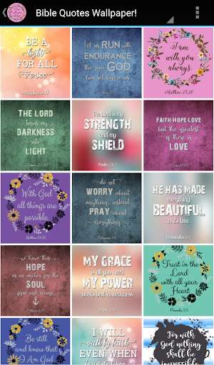 Emulate Android APK Bible Quotes Wallpaper