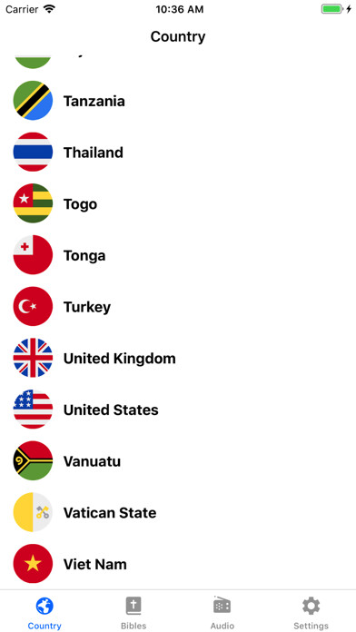 Emulate iPhone app Bible Reader & Audio using MyAndroid