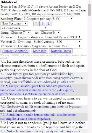 Run android online APK Bible Read Welsh Spanish English Chinese Jianti from MyAndroid or emulate Bible Read Welsh Spanish English Chinese Jianti using MyAndroid