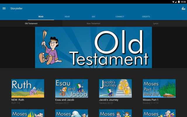 Emulate Android APK Bible Storyteller