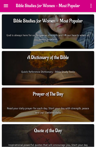 Run android online APK Bible Studies for Women from MyAndroid or emulate Bible Studies for Women using MyAndroid