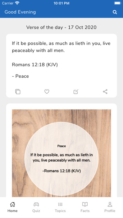 Emulate iPhone app Bible Topics and Quiz using MyAndroid Emulate iPhone app Bible Topics and Quiz using MyAndroid