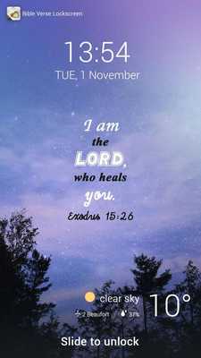 Emulate Android APK Bible Verse Lock Screen