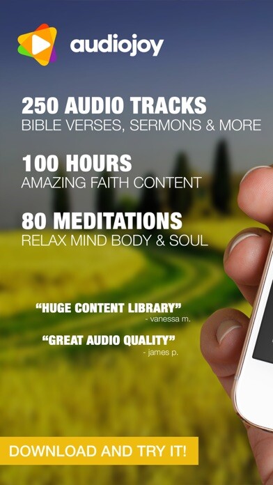 Emulate iPhone app Bible Verses & Sermons Audio by Topic for Prayer using MyAndroid