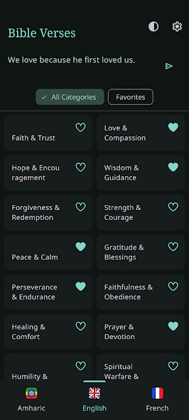 Run android online APK Bible Verses (with Amharic) from MyAndroid or emulate Bible Verses (with Amharic) using MyAndroid