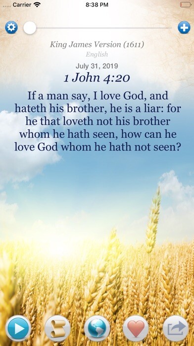 Emulate iPhone app Bible Verses World using MyAndroid Emulate iPhone app Bible Verses World using MyAndroid