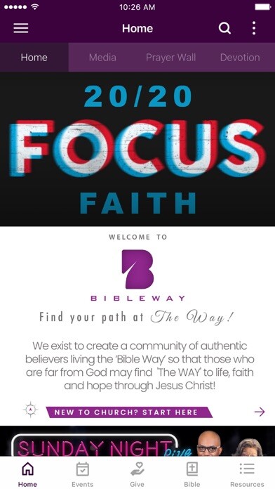 Emulate iPhone app Bibleway Rochester using MyAndroid Emulate iPhone app Bibleway Rochester using MyAndroid