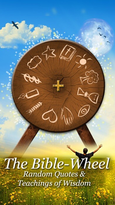 Emulate iPhone app Bible Wheel - Random Quotes and Teachings of Wisdom using MyAndroid