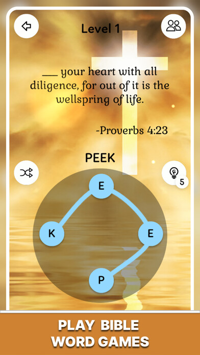 Emulate iPhone app Bible Word Games - Word Puzzle using MyAndroid Emulate iPhone app Bible Word Games - Word Puzzle using MyAndroid