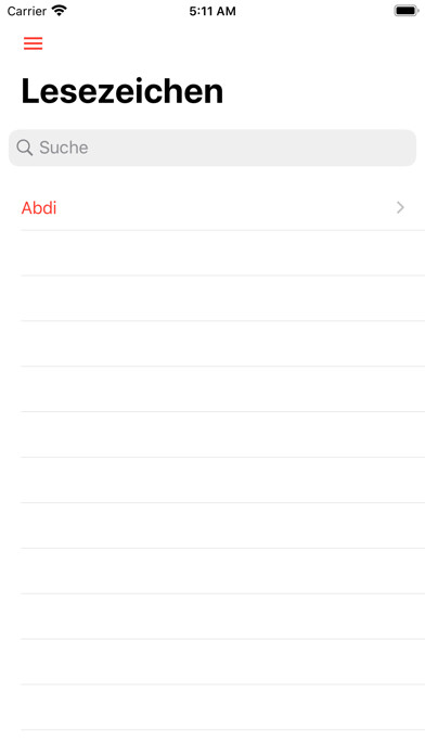 Emulate iPhone app Bible Wörterbuch using MyAndroid