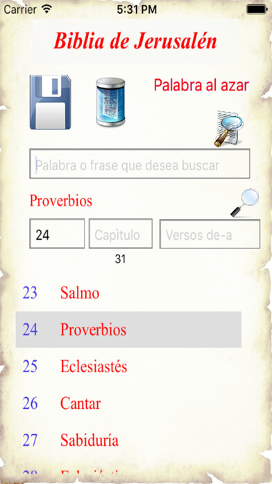 Emulate iPhone app Biblia de Jerusalén using MyAndroid Emulate iPhone app Biblia de Jerusalén using MyAndroid