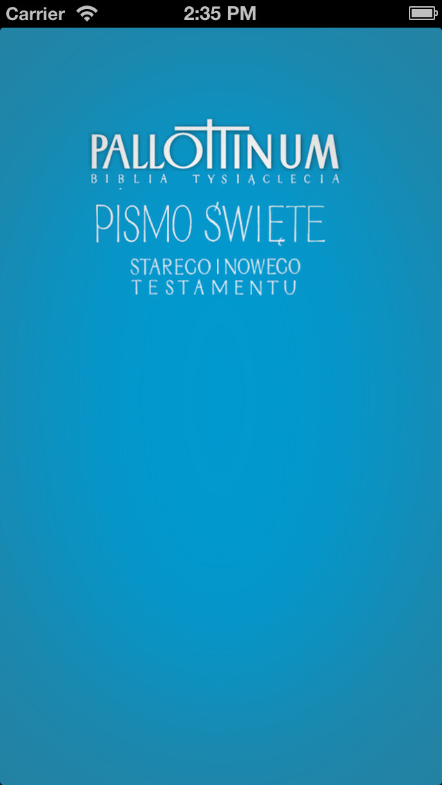 Emulate iPhone app Biblia Tysiąclecia - Pismo Święte Starego i Nowego Testamentu using MyAndroid Emulate iPhone app Biblia Tysiąclecia - Pismo Święte Starego i Nowego Testamentu using MyAndroid