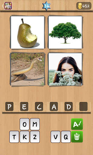 Run android online APK Biblical 4 Pics 1 Word from MyAndroid or emulate Biblical 4 Pics 1 Word using MyAndroid