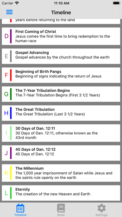 Emulate iPhone app Biblical End-Times Study Tool using MyAndroid