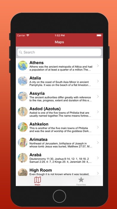 Emulate iPhone app Biblical maps 120 maps using MyAndroid Emulate iPhone app Biblical maps 120 maps using MyAndroid