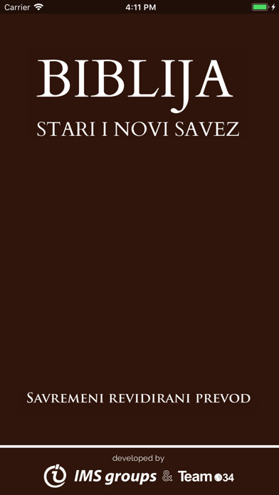 Emulate iPhone app Biblija SRP using MyAndroid