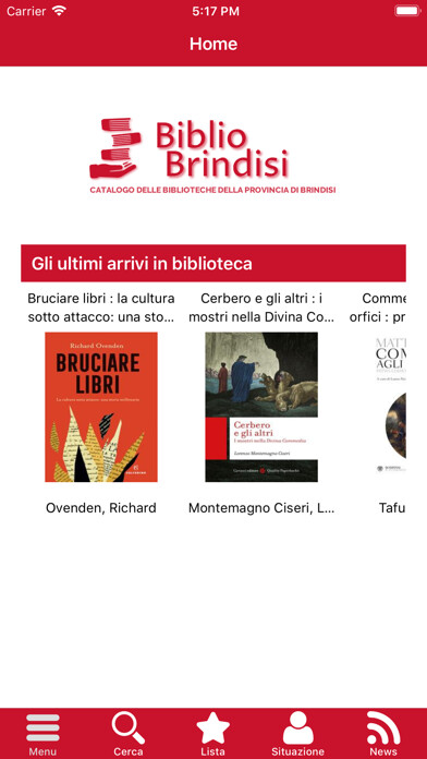 Emulate iPhone app BiblioBrindisi using MyAndroid Emulate iPhone app BiblioBrindisi using MyAndroid