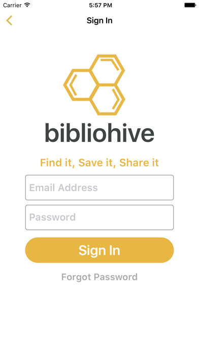 Emulate iPhone app BiblioHive using MyAndroid