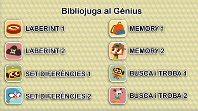 Emulate iPhone app Bibliojuga amb el Genius using MyAndroid