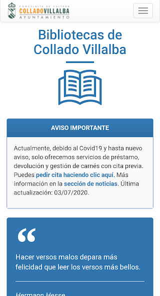 Run android online APK Bibliotecas de Collado Villalb from MyAndroid or emulate Bibliotecas de Collado Villalb using MyAndroid Run android online APK Bibliotecas de Collado Villalb from MyAndroid or emulate Bibliotecas de Collado Villalb using MyAndroid
