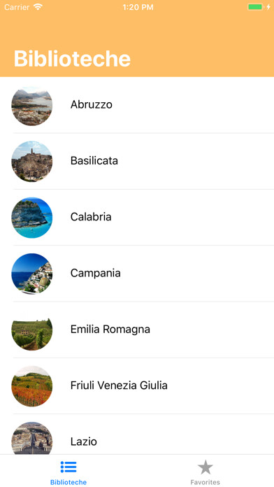 Emulate iPhone app Biblioteche using MyAndroid Emulate iPhone app Biblioteche using MyAndroid