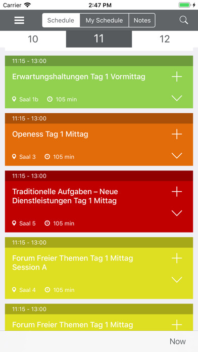 Emulate iPhone app Bibliothekartag using MyAndroid