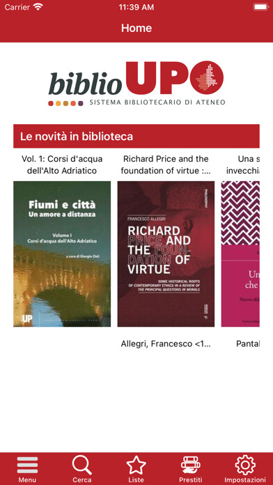 Emulate iPhone app biblioUPO using MyAndroid Emulate iPhone app biblioUPO using MyAndroid