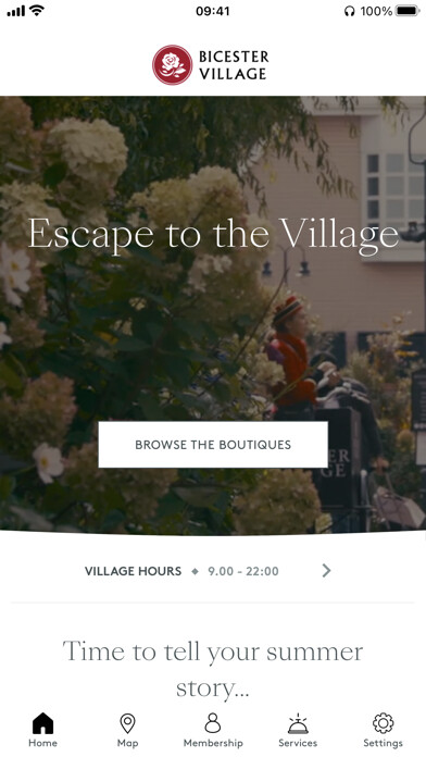 Emulate iPhone app Bicester Village using MyAndroid