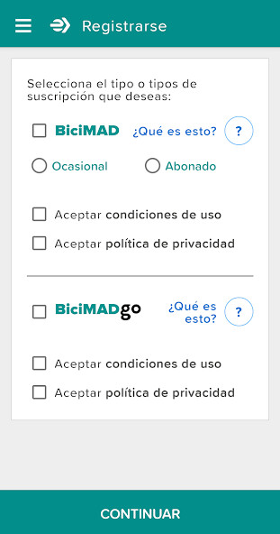 Run android online APK BiciMAD from MyAndroid or emulate BiciMAD using MyAndroid