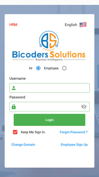 Run android online APK Bicoders HRM from MyAndroid or emulate Bicoders HRM using MyAndroid