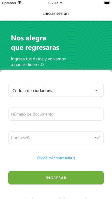 Emulate iPhone app BICOO Billetera using MyAndroid Emulate iPhone app BICOO Billetera using MyAndroid