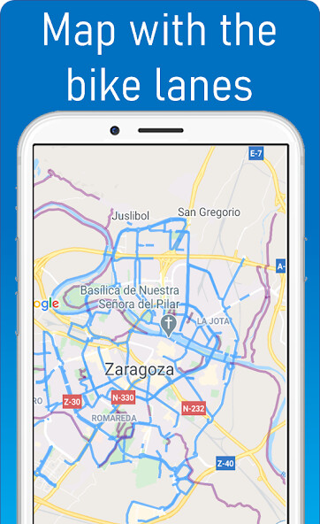 Run android online APK Bicycle lanes Zaragoza from MyAndroid or emulate Bicycle lanes Zaragoza using MyAndroid