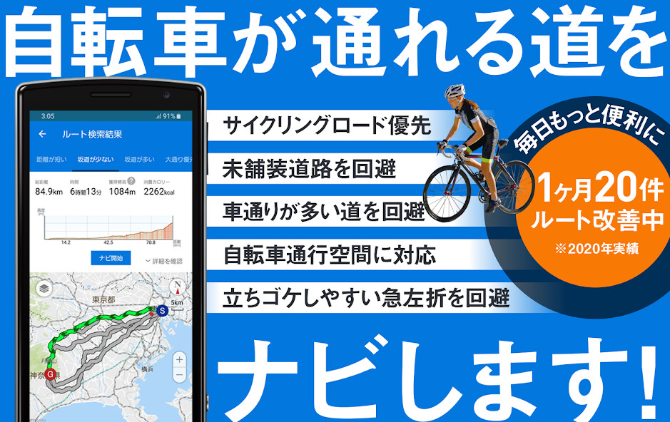 Run android online APK BICYCLE NAVITIME from MyAndroid or emulate BICYCLE NAVITIME using MyAndroid