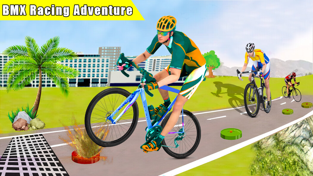 Run android online APK Bicycle Racing 3d: Extreme Fun from MyAndroid or emulate Bicycle Racing 3d: Extreme Fun using MyAndroid