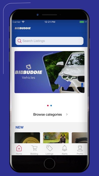 Emulate iPhone app Bid Buddie using MyAndroid