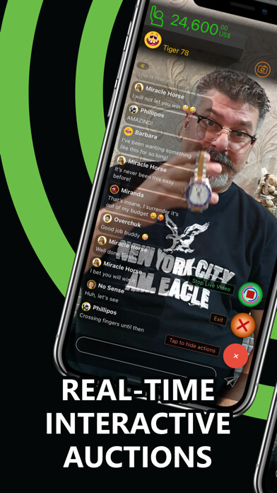 Emulate iPhone app Bidcast - Live Auctions using MyAndroid Emulate iPhone app Bidcast - Live Auctions using MyAndroid