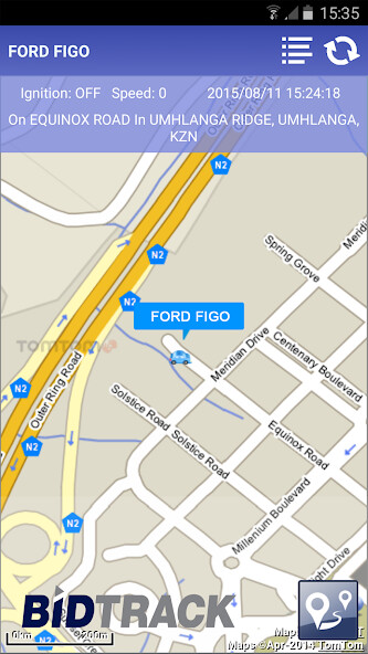 Emulate iPhone app Bidtrack Fleet Mobile using MyAndroid Emulate iPhone app Bidtrack Fleet Mobile using MyAndroid