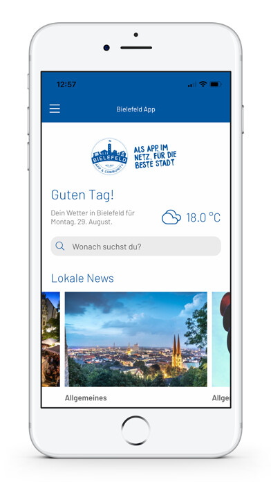 Emulate iPhone app Bielefeld-App using MyAndroid Emulate iPhone app Bielefeld-App using MyAndroid