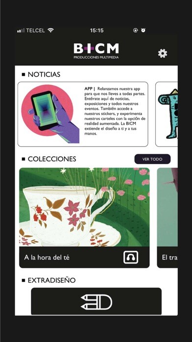 Emulate iPhone app Bienal Cartel using MyAndroid