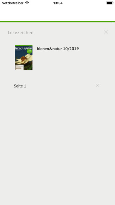 Emulate iPhone app bienen&natur using MyAndroid