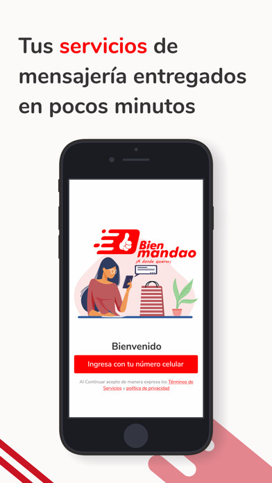 Emulate iPhone app Bien Mandao ¡A donde quieras! using MyAndroid Emulate iPhone app Bien Mandao ¡A donde quieras! using MyAndroid