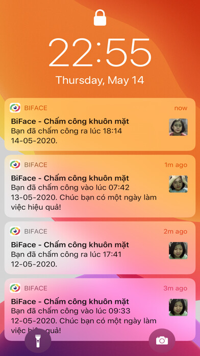 Emulate iPhone app BiFACE using MyAndroid